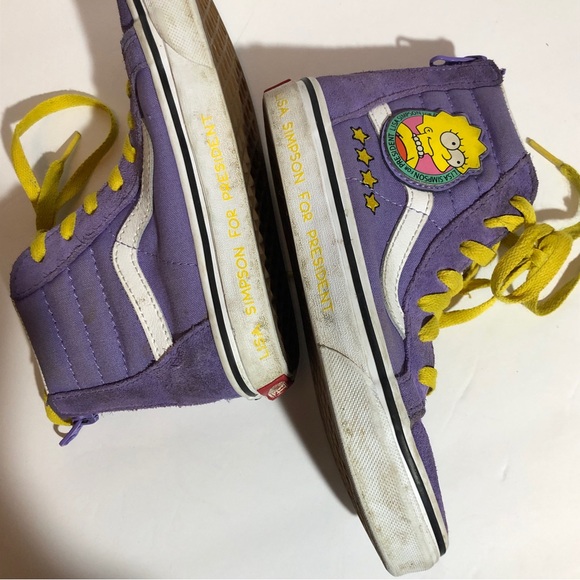 Vans Lisa Simpson For President Skate Sneakers Shoes - Picture 4 of 8